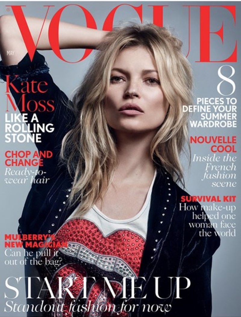 Kate Moss Is The Cover Girl Of Vogue May - Pursuitist