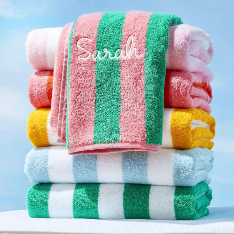 Mark and Graham Cabana Stripe Beach Towel 